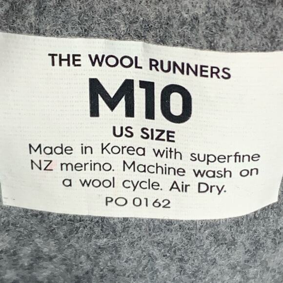 MENS ALLBIRDS WOOL RUNNERS ATHLETIC SHOES SIZE 10 GRAY BLACK NICE - Picture 6 of 6